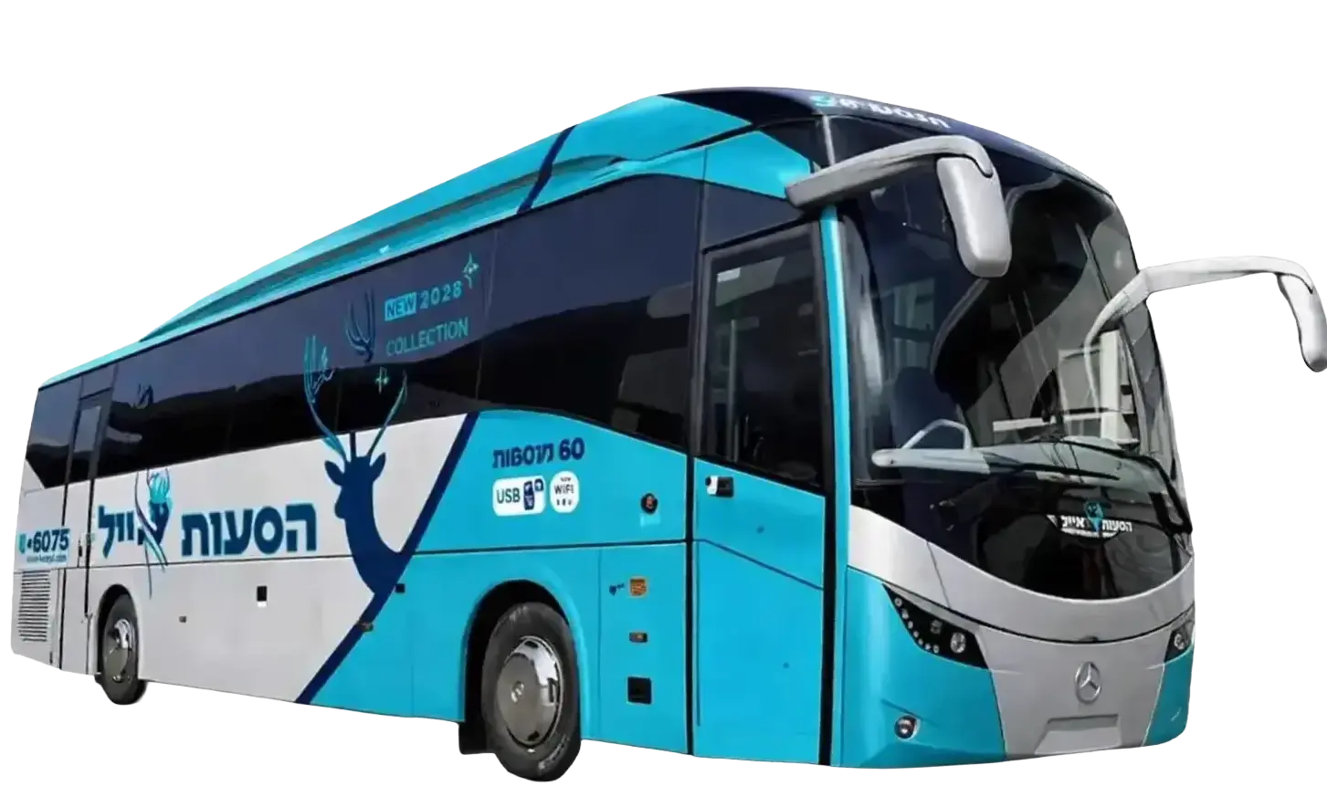 מידיבוסים ואוטובוסים מ-30 עד 60 מקומות